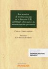 ACUERDOS DE REESTRUCTURACION EN LA DIRECTIVA (UE) 2019 1023 SOBRE