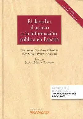 El Derecho Al Acceso a la Informacion Publica en España Duo
