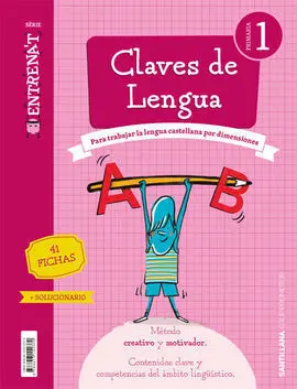 Cuaderno Claves de Lengua Serie Entrenat 1 Primaria