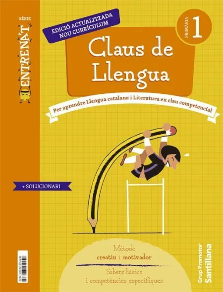Quadern Claus de Llengua Serie Entrenat 1 Primaria