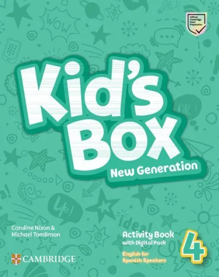 Kid's Box New Generation Level 4 Activity Book With Home Booklet And Digital Pack English For Spanish Speakers