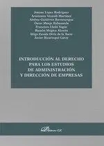 Introducción Al Derecho para los Estudios de Administración y Dirección de Empre