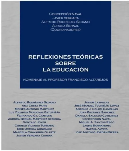 Reflexiones Teoricas Sobre la Educacion