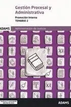 Temario 2 Gestión Procesal y Administrativa, Promoción Interna
