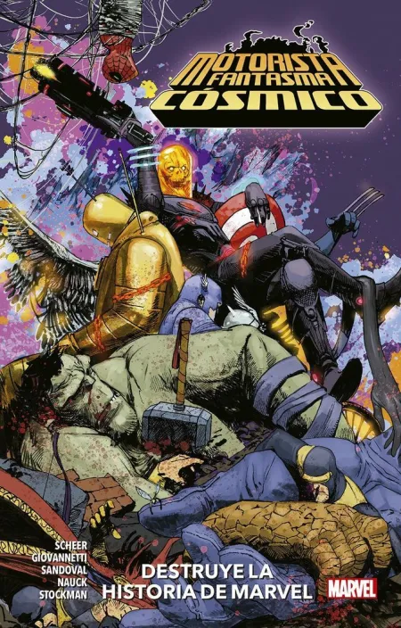 Motorista Fantasma Destruye Hist Marvel