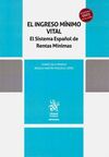 EL INGRESO MINIMO VITAL. EL SISTEMA ESPAÑOL DE RESNTAS MINIMAS