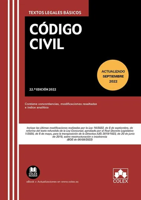 Código Civil 2022 Colex Básico