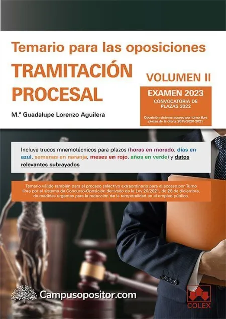 Temario para las Oposiciones de Tramitación Procesal 2023 (Ii)