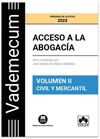 ACCESO A LA ABOGACÍA. VOLUMEN II. CIVIL-MERCANTIL