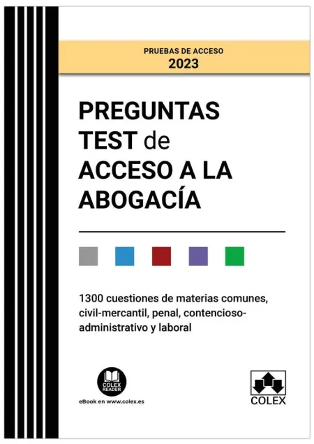 Preguntas Test de Acceso a la Abogacía 2023