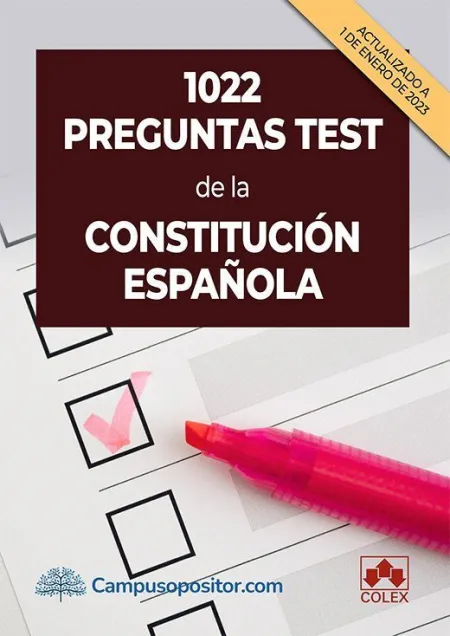 1022 Preguntas Test de la Constitución Española