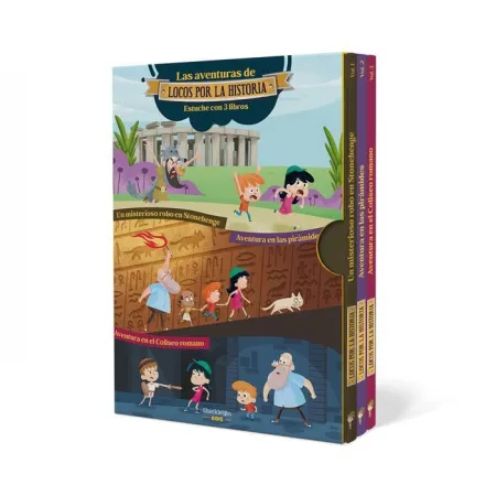 Estuche las Aventuras de Locos por la Historia