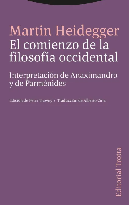 Comienzo de la Filosofia Occidental,El