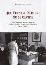 Que vuestro Nombre no se Olvide.