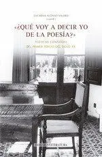Qué Voy a Decir yo de la Poesía?.