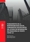 FUNDAMENTOS DE LA RESPONSABILIDAD SOCIAL CORPORATIVA JUSTIFICANTES DEL ESTADO DE INFORMACION NO FINANCIERO EN TIEMPO COVID-19