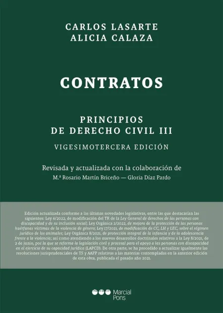 Principios de Derecho Civil, Iii 2022