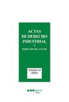 ACTAS DE DERECHO INDUSTRIAL Y DERECHO DE AUTOR. VOL. 43
