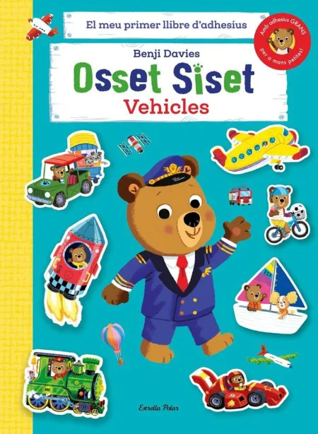 Osset Siset el Meu Primer Llibre D'adhesius Vehicles