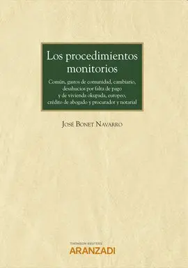 Procedimientos Monitorios, los