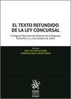 EL TEXTO REFUNDIDO DE LA LEY CONCURSAL
