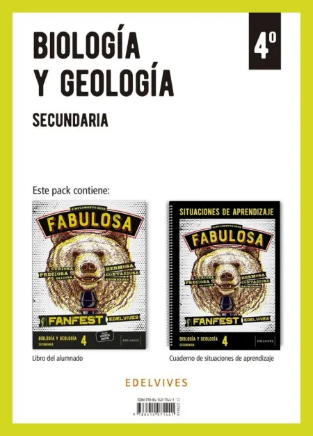 Proyecto: Fanfest. Biología y Geología 4 Secundaria. Libro del Alumnado + Cuader