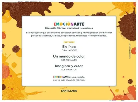 Emocionarte Educacion Plastica, Creatividad y Emociones 3 Primaria
