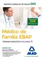 Médico de Familia Ebap del Servicio Andaluz de Salud. Temario Específico Vol 3