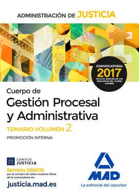 Cuerpo de Gestión Procesal y Administrativa de la Administración de Justicia (Pr
