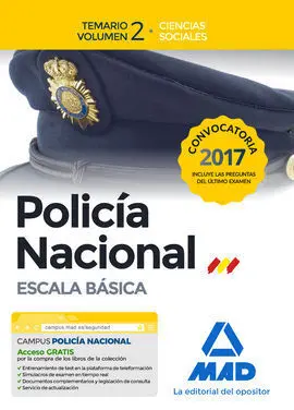 Policía Nacional Escala Básica. Temario Volumen 2