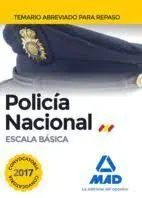 Policía Nacional Escala Básica. Temario Abreviado para Repaso