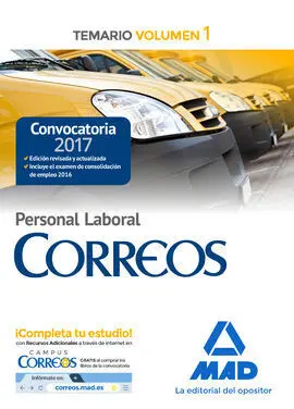 Temario 1 Personal Laboral Correos y Telegrafos