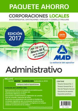 Paquete Ahorro Administrativo de Corporaciones Locales.
