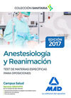 ANESTESIOLOGÍA Y REANIMACIÓN. TEST COMENTADOS DE MATERIAS ESPECÍFICAS PARA OPOSI