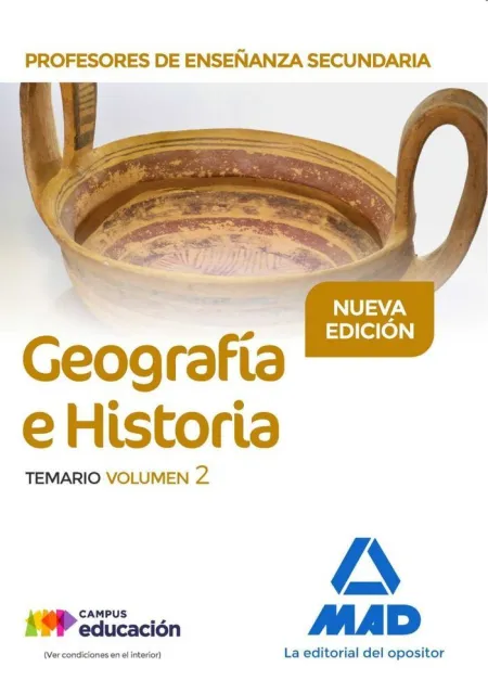 Geografía e Historia Temario V. 2 Profesores Enseñanza Secundaria