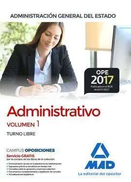 Temario Administrativo Administracion Estado V. 1 Turno Libre