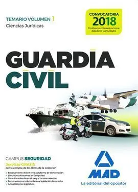 Guardia Civil Temario para la Preparación de Oposición. Volumen 1
