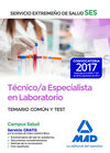 TÉCNICO/A ESPECIALISTA EN LABORATORIO DEL SERVICIO EXTREMEÑO DE SALUD (SES). TEM