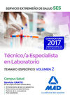 TÉCNICO/A ESPECIALISTA EN LABORATORIO DEL SERVICIO EXTREMEÑO DE SALUD (SES). TEM