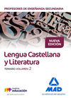 LENGUA CASTELLANA Y LITERATURA. TEMARIO V. 2 PROFESORES ENSEÑANZA SECUNDARIA