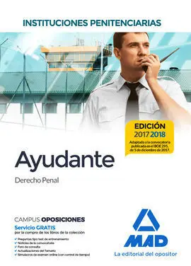 Ayudantes de Instituciones Penitenciarias. Derecho Penal