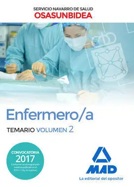 Enfermero/A del Servicio Navarro de Salud-Osasunbidea. Temario Volumen 2