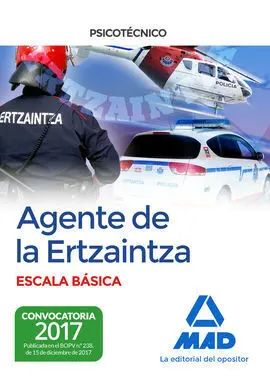 Agente de la Ertzaintza Escala Básica. Psicotécnico