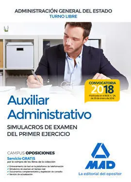 Auxiliar Administrativo de la Administración General del Estado (Turno Libre).
