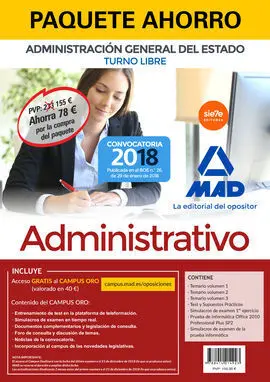Est9007 Venta Anticipada Paquete Ahorro Administrativo del Estado (Turno Libre)