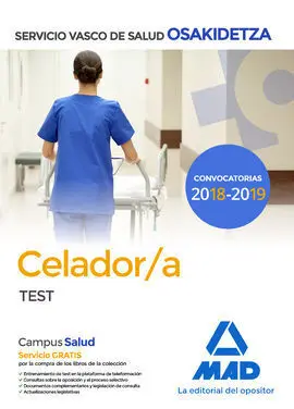 Celador de Osakidetza-Servicio Vasco de Salud. Test