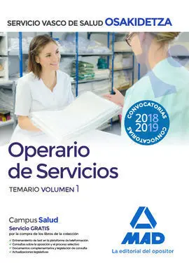 Osakidetza Operario Servicio Vol 1 18-19