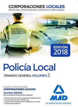 Policía Local. Temario General Volumen 2