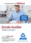 ESCALA AUXILIAR DE LA UNIVERSIDAD DE SEVILLA. TEMARIO VOLUMEN 1