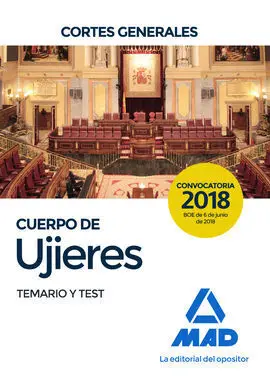 Cuerpo de Ujieres de las Cortes Generales. Temario y Test